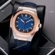 Best Knockoff Patek Philippe Nautilus Leather Watches 2-Tone Rose Gold (5)_th.jpg